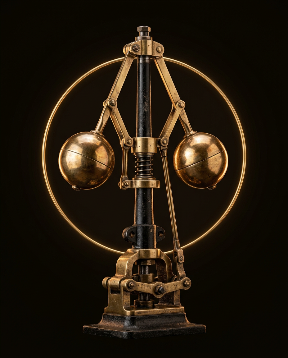 A brass centrifugal governor